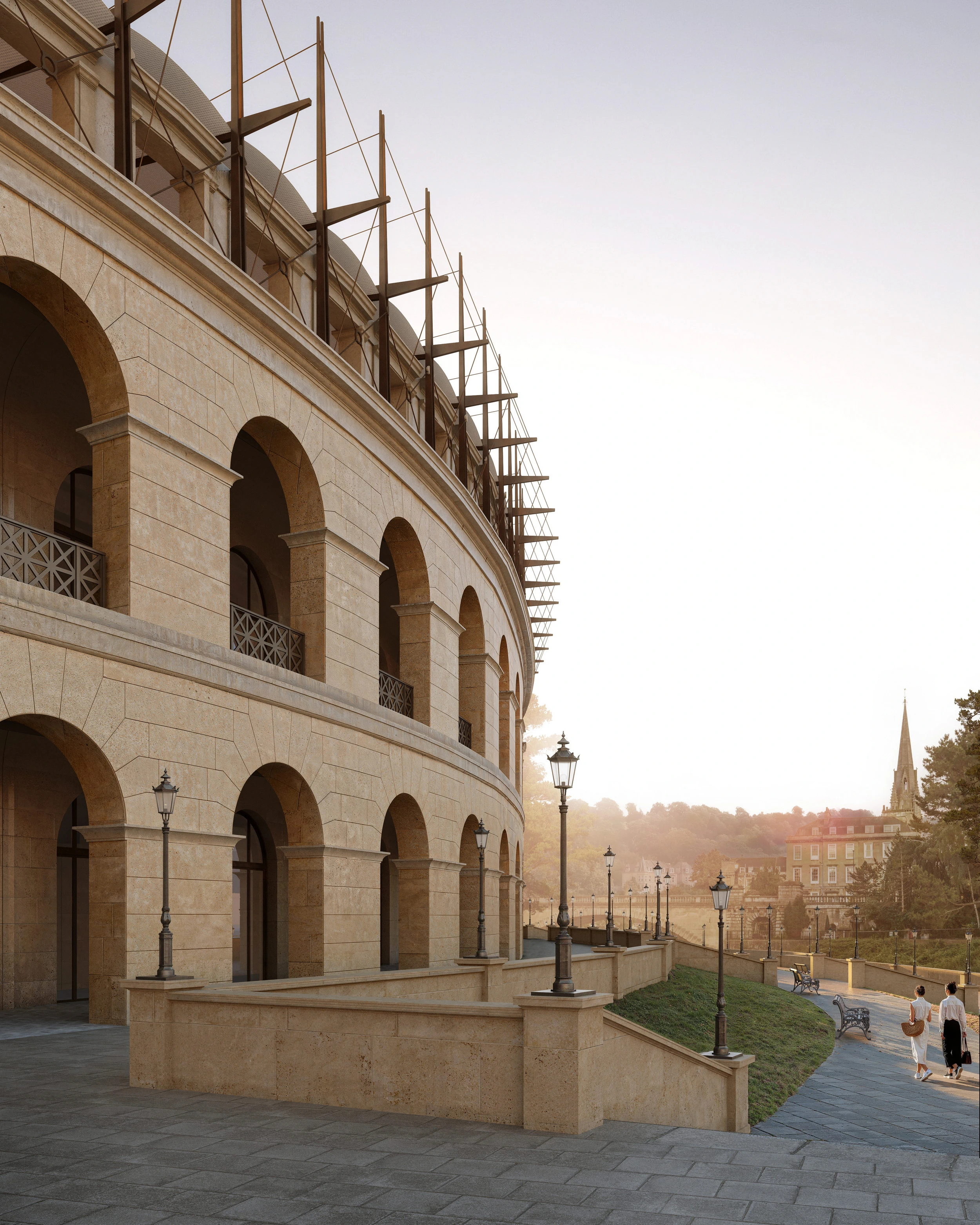 Bath Arena — architectural visualisation by Construct Media