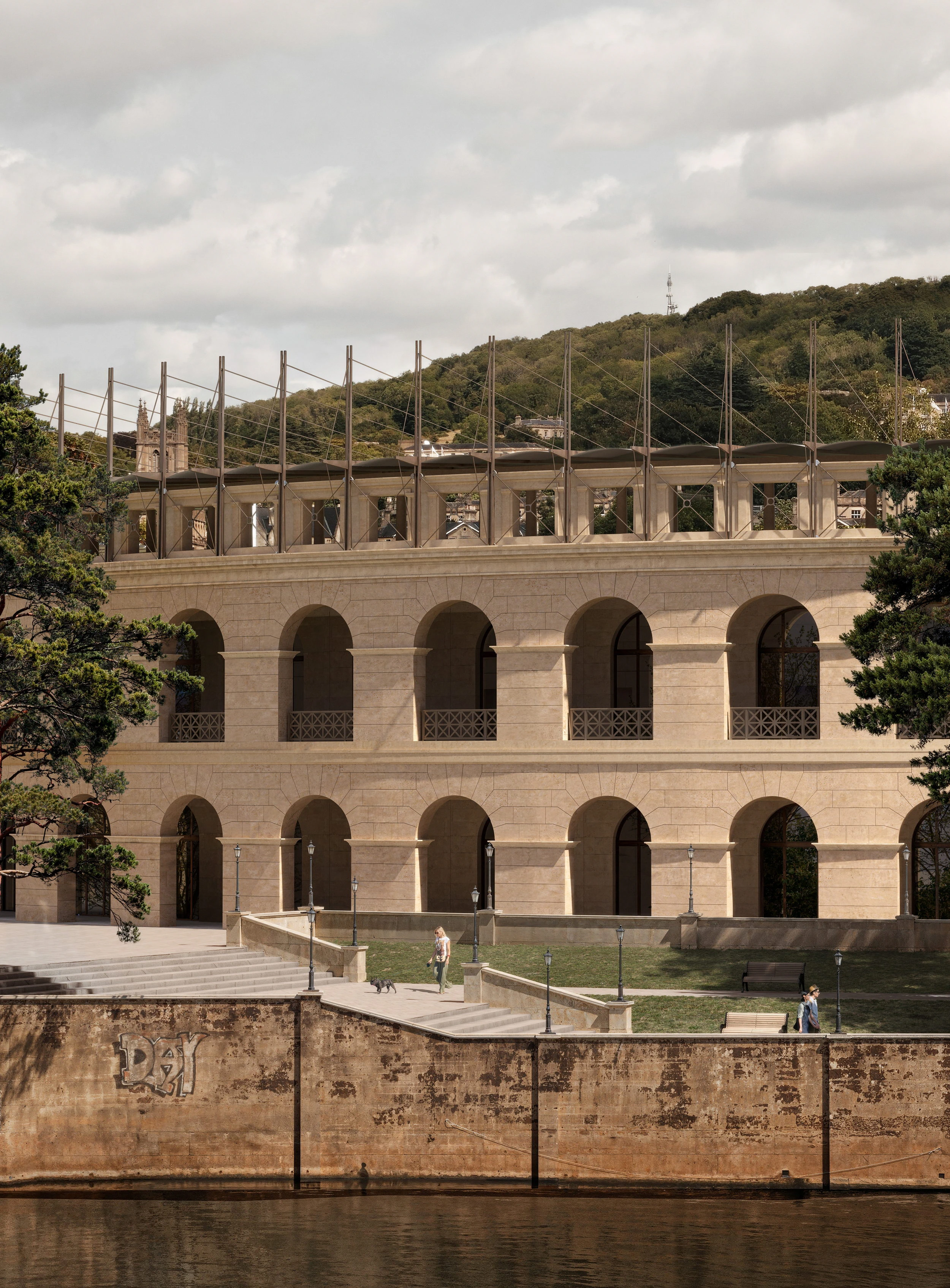 Bath Arena — architectural visualisation by Construct Media