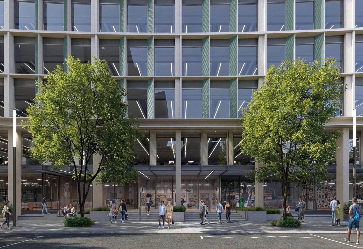 Eden Campus — architectural visualisation by Construct Media