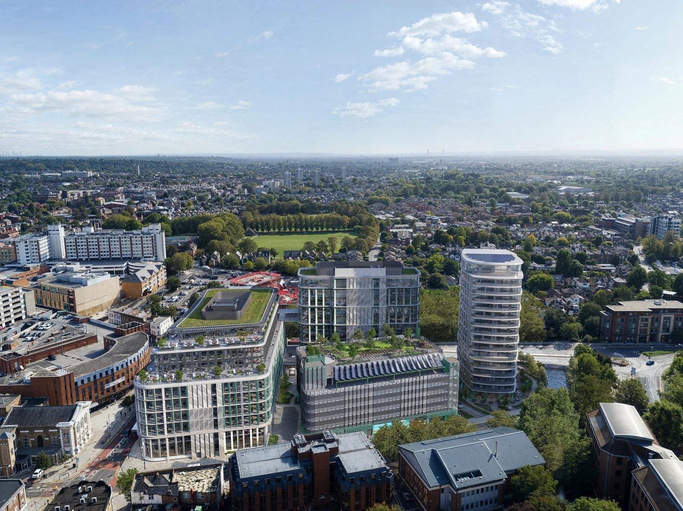 Eden Campus — architectural visualisation by Construct Media