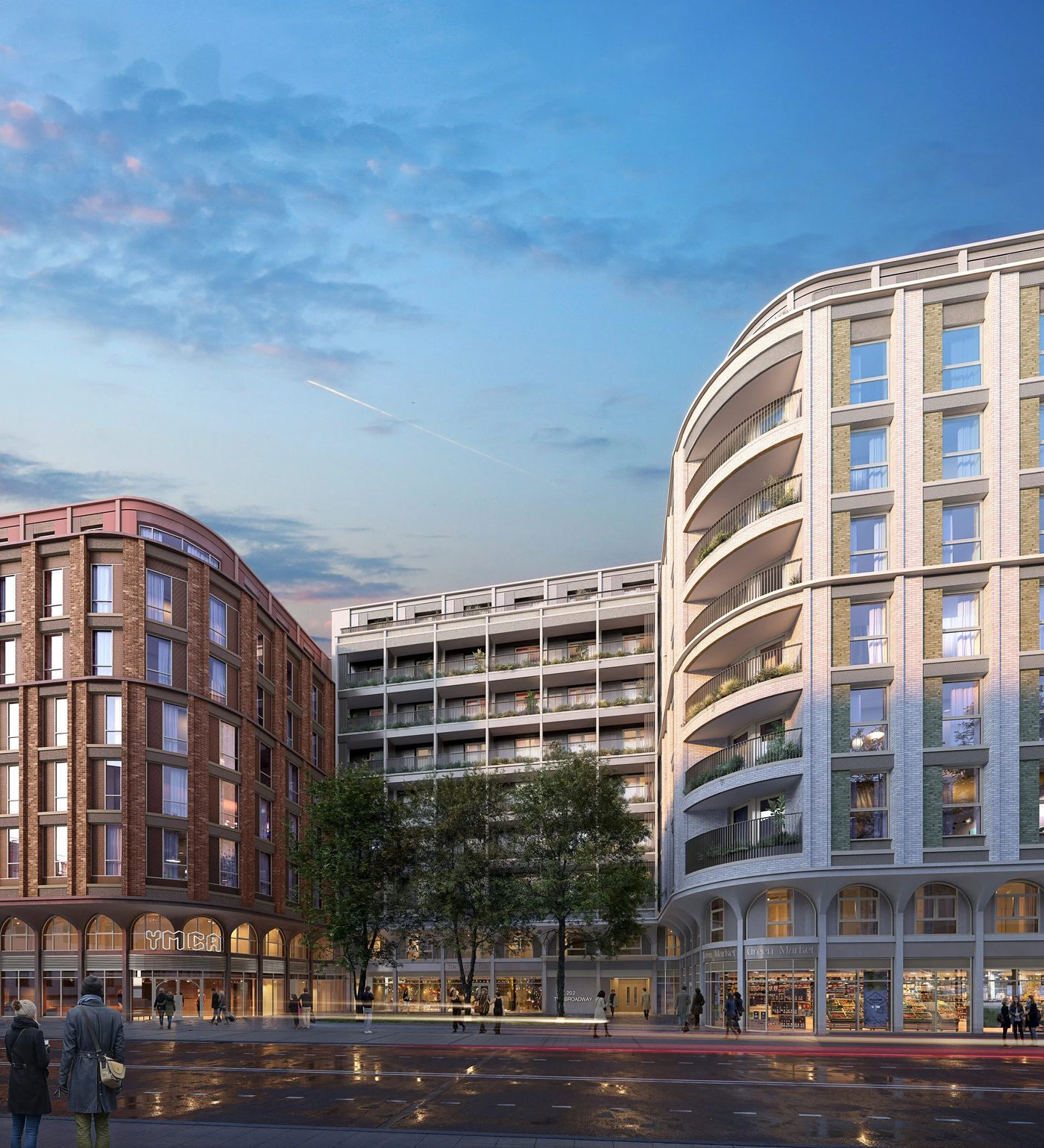 Wimbledon Place — architectural visualisation by Construct Media