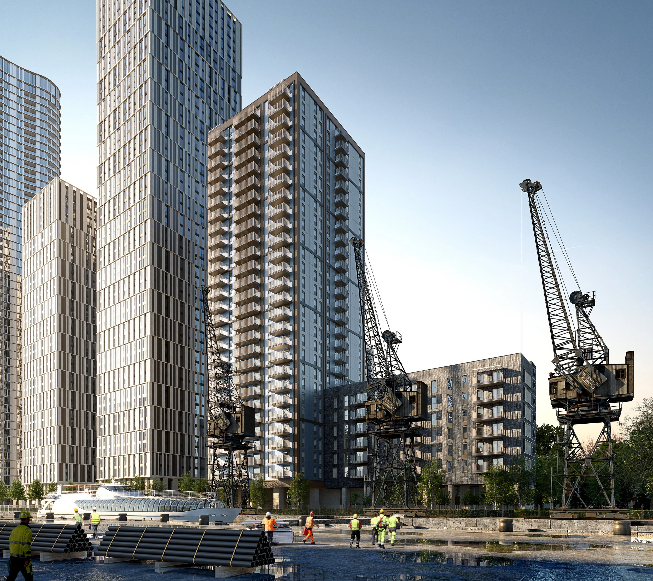 Wood Wharf, London